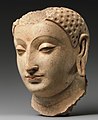 Head of Buddha, probably from Hadda, ca. 5th–6th century. Metropolitan Museum of Art.[21]