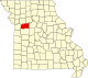 A state map highlighting Lafayette County in the northwestern part of the state.
