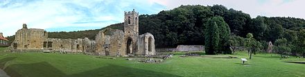 Colour panorama of grace mount priory