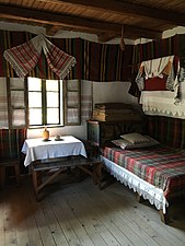 Interior of a peasant house from the Dimitrie Gusti National Village Museum