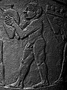 Detail of Uruk Vase, 3200–3000 BCE