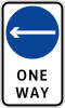 One-way (left, plate type)