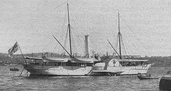 SMS Loreley, Foto im Zustand von 1871