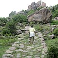 Foot steps (1000 years old)