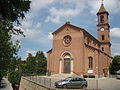 Pfarrkirche San Sebastiano, erbaut 1886–1888; außerhalb des historischen Ortskerns