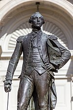 Statue of Lafayette at Lafayette College