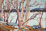 Ice Covered Lake, Spring 1917. Tom Thomson Art Gallery, Owen Sound