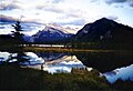 Vermilion Lakes formed along the Bow River