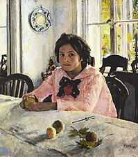 Valentin Serov, Girl with Peaches (1887)