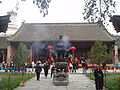 The Xiantong Temple, a major temple at Mount Wutai