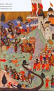 Ottoman Ghazi cavalrymen during the Battle of Nicopolis.[88]