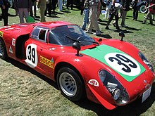 Alfa Romeo Tipo 33/2 of Giunti/Galli, which finished 4th overall and won the P 2.0 class.