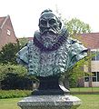 Bust of Johan van Oldenbarnevelt by August Falise (City Gymnasium Johan van Oldenbarnevelt)