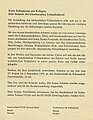 Aufruf zur Ausstellung 30 Jahre DDR, 1979 Rückseite