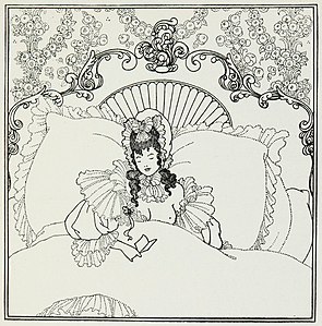 The Billet-doux, Illustration zu The Rape of the Lock, 1896