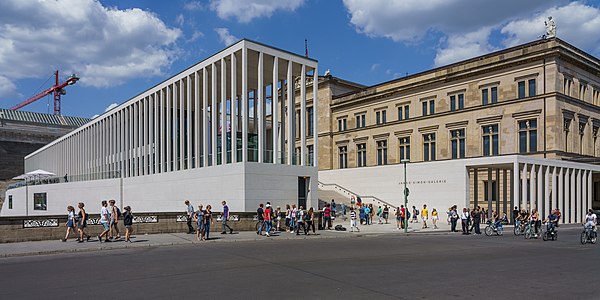 James Simon Gallery, entrance of the Neues Museum, Berlin, by David Chipperfield, 2009-2018