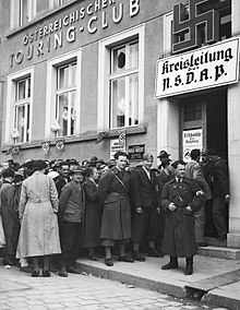 Kreisleitung der NSDAP in der Stadt Salzburg im März 1938