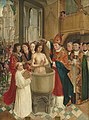 Baptism of Clovis, Washington, set in the Sainte-Chapelle, Paris[7]