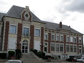 The town hall in Combles