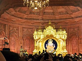 Temple during Ganesh Chaturthi