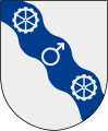 Arms of the municipality of Degerfors, Sweden.