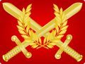 Distintivo di promozione per merito di guerra per ufficiali generali e ammiragli delle forze armate italiane.