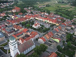 Aerial view of Działdowo