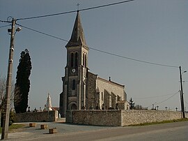 The church in Fougueyrolles
