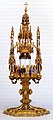 Belém Monstrance; gold and enamel monstrance made in 1506 by Gil Vicente, and offered by king Dom Manuel I of Portugal to the Jerónimos Monastery. Nowadays in the National Museum of Ancient Art, Portugal.