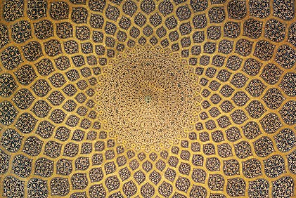 Dome ceiling of the Sheikh Lotfollah Mosque