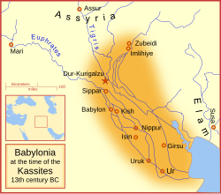 The Babylonian Empire under the Kassites, c. 13th century BC.