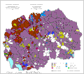 Ethnic structure of R. Macedonia by settlements 2002.