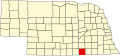 State map highlighting Nuckolls County