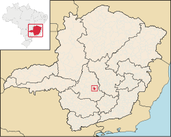 Location in West Minas Gerais