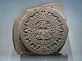 The Aztec Sun Stone, early 16th century, on display at the National Museum of Anthropology, Mexico City