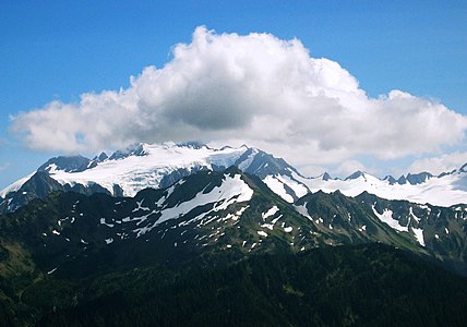 Mount Olympus is the highest summit of the Olympic Mountains.