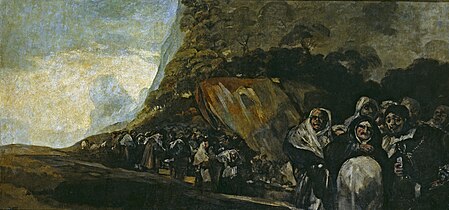A procession through the mountains