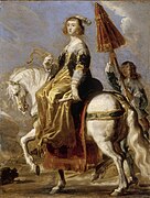 Equestrian portrait of Anne (Versailles)