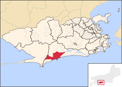 Location of Recreio dos Bandeirantes