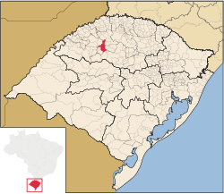 Location of Ijuí