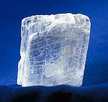 Selenite, a gypsum crystal