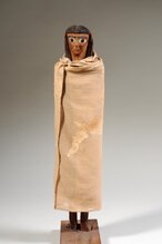 Female statue with clothing