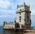 Oktober: Torre de Belém an der Tejomündung, Lissabon