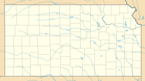 Map showing the location of Quivira National Wildlife Refuge