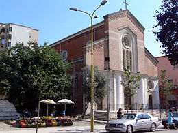 One of Tirana's Catholic churches.