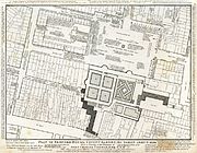 Map of Covent Garden, from a drawing of c. 1690