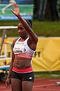 Serita Solomon vierter Rang in 13,39 s reichte nicht zur Halbfinalteilnahme
