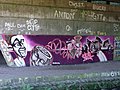 Artistic Urban Graffiti under the A73