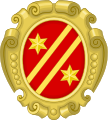 Wappen der Buonaparte aus Sarzana, Ligurien