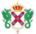 Coat of arms of the House of Braganza.